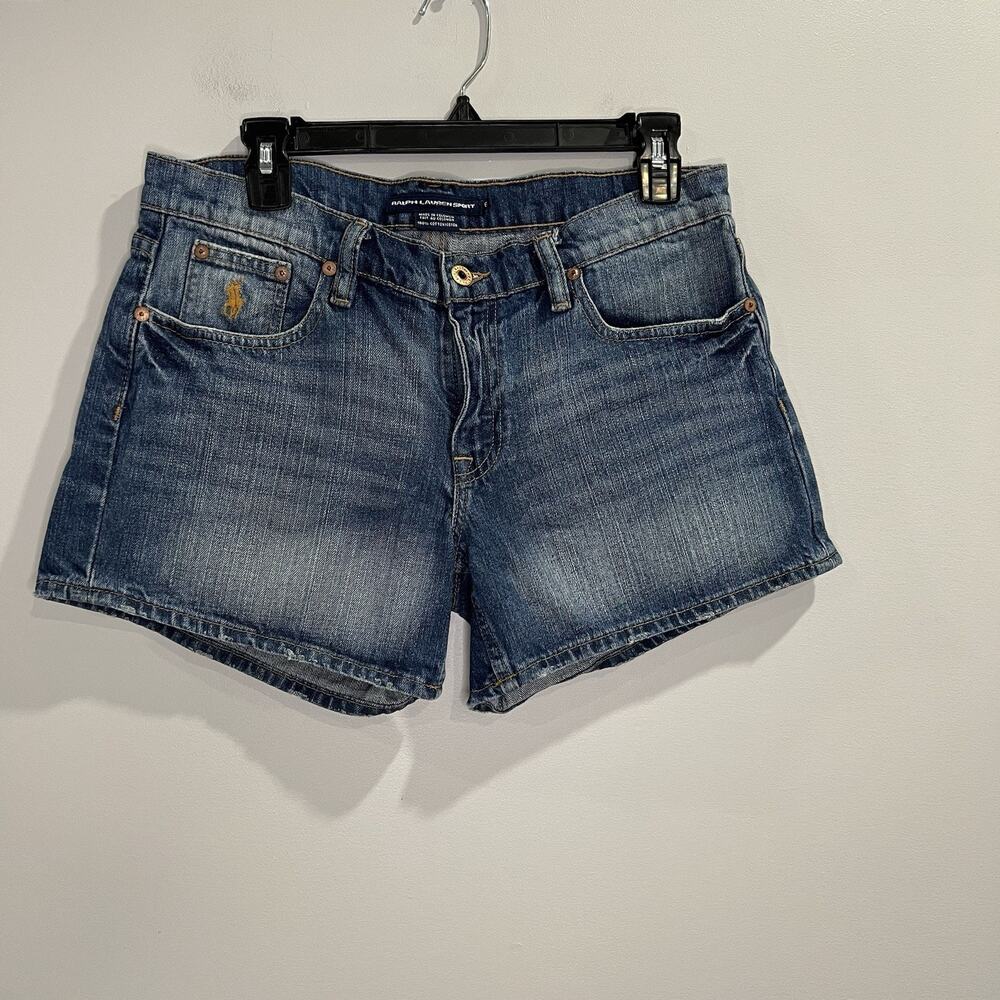 Ralph Lauren Sort Cotton Denim Women’s Shorts Size 6 Casual‎